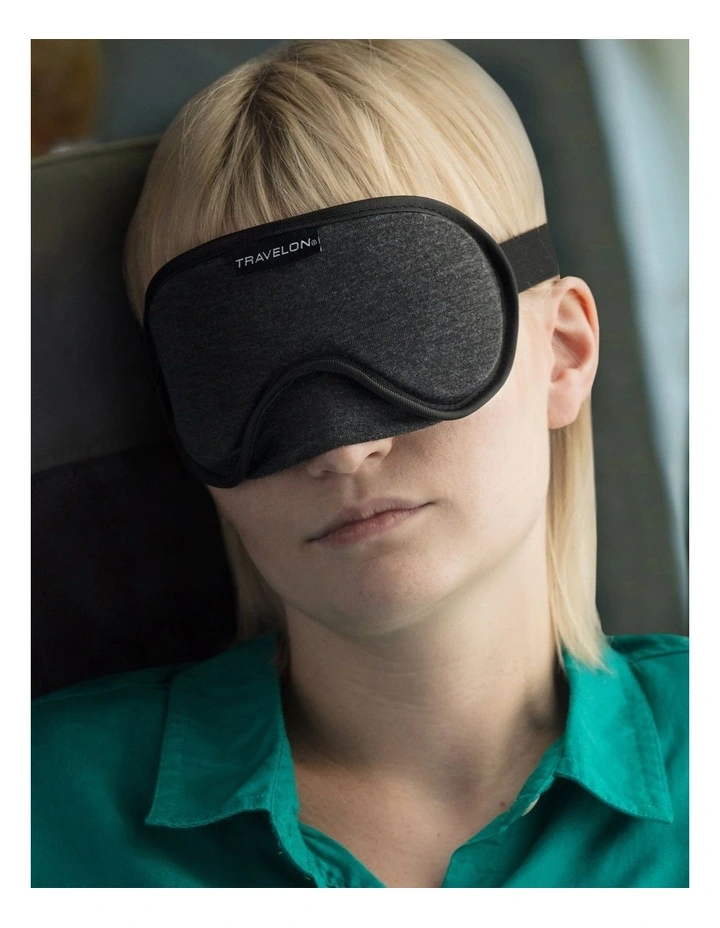 Cooling Gel Eye Mask in Charcoal image 3