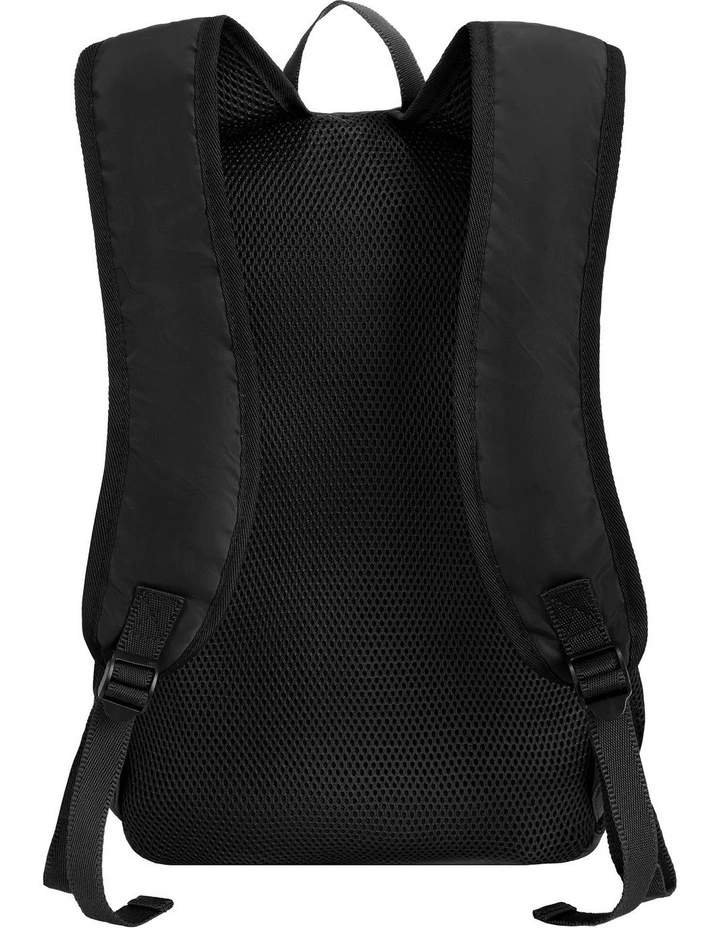 Packable Backpack in Black image 2