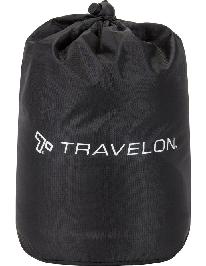 Contoured Memory Foam Travel Pillow in Charcoal image 2