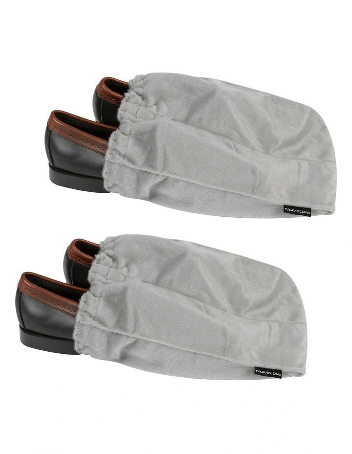 Set of 2 Shoe Bags in Gray image 1