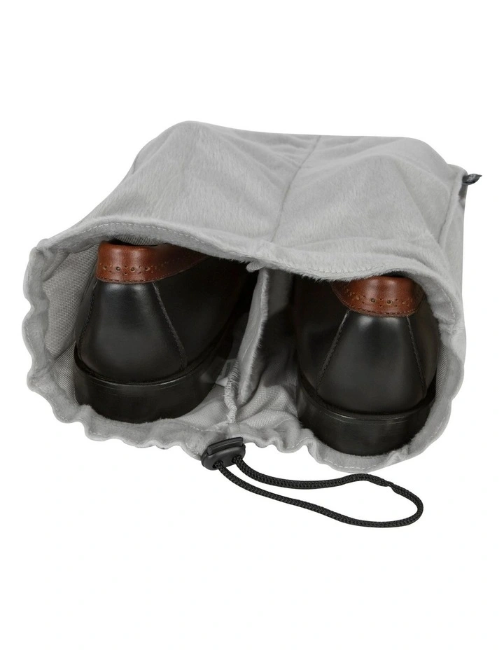 Set of 2 Shoe Bags in Gray image 3
