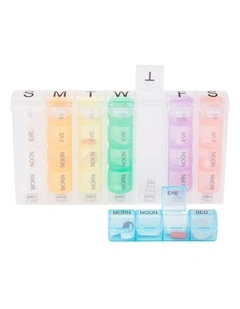 7 Day Pill Organizer in Brights