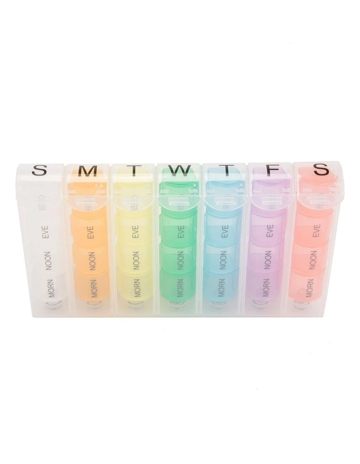 7 Day Pill Organizer in Brights image 3