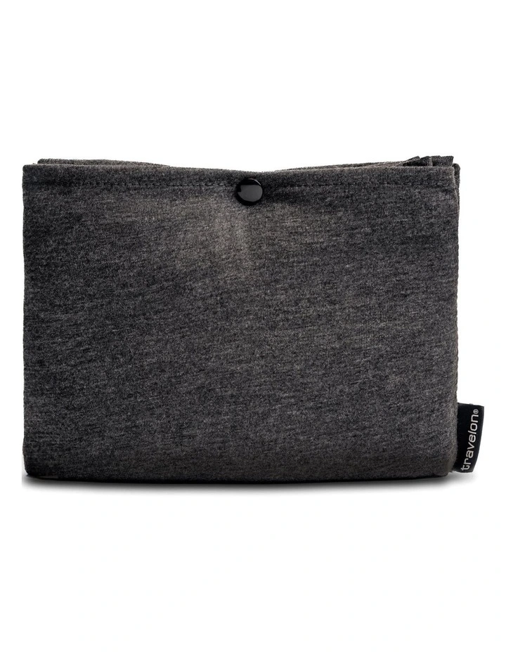 Packable Travel Blanket in Gray Heather image 3