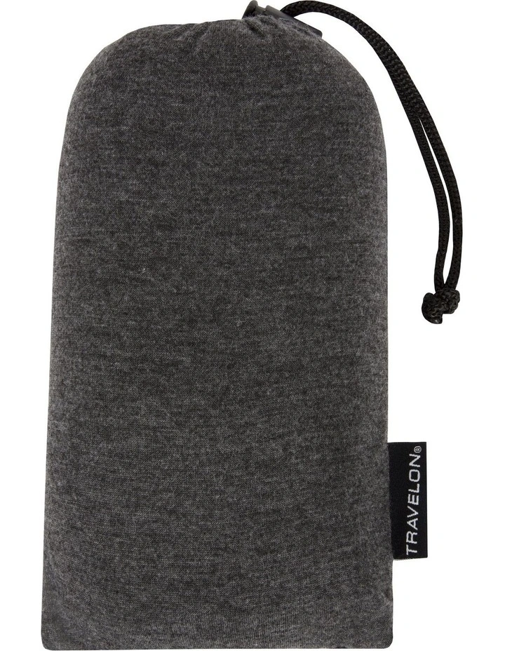 Packable Travel Blanket in Gray Heather image 4