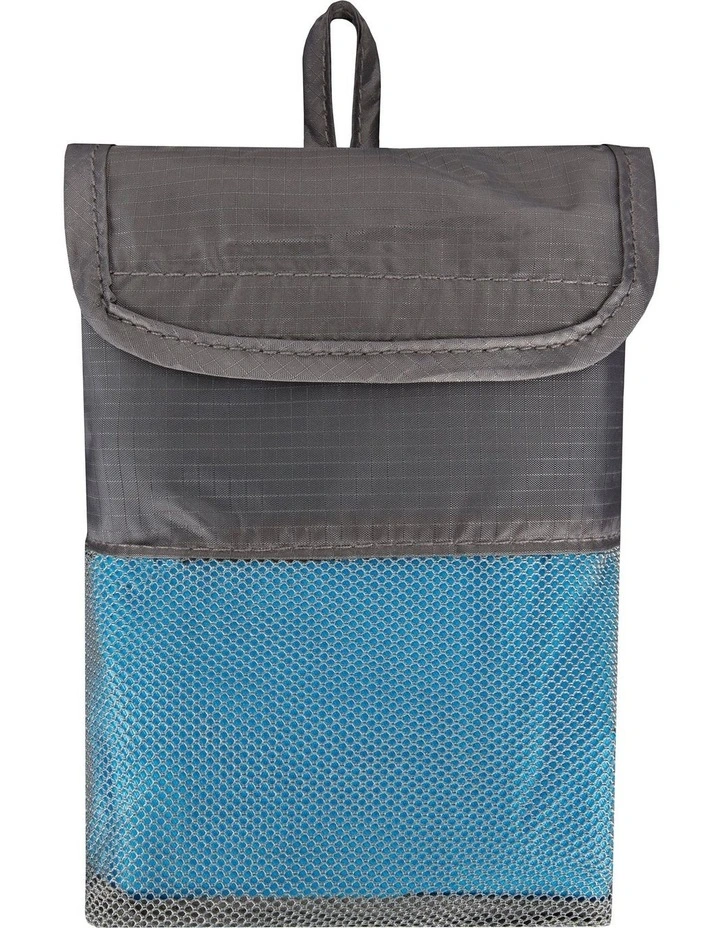 Travel Rain Poncho in Blue image 4