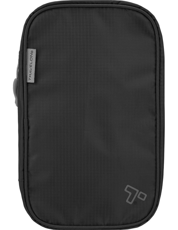 Compact Hanging Toiletry Case in Black image 1