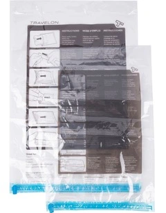 Set of 2 Compression Bags in Clear