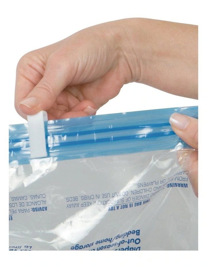 Set of 2 Compression Bags in Clear image 4