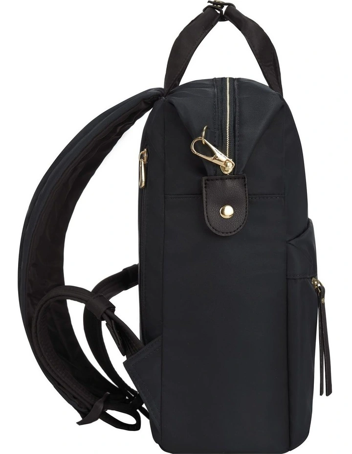 Addison Anti-Theft 13 Laptop Large Backpack in Black image 3