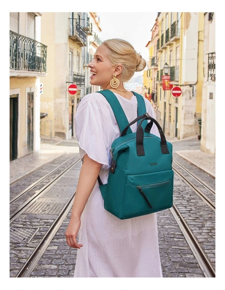 Addison Anti-Theft 13 Laptop Large Backpack in Black image 6