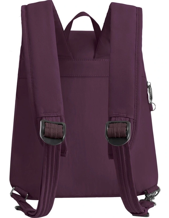 Runways Anti-Theft Compact Backpack in Plum image 2