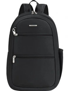 Classic Anti-Theft Tablet Convertible Sling Backpack in Black