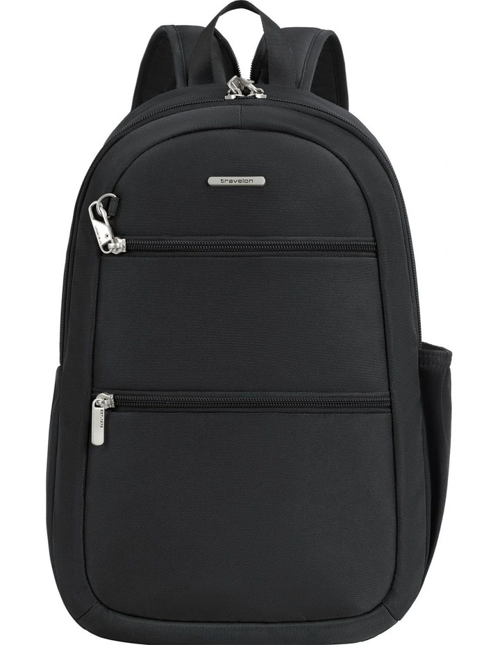 Classic Anti-Theft Tablet Convertible Sling Backpack in Black image 1