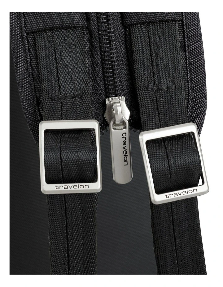 Classic Anti-Theft Tablet Convertible Sling Backpack in Black image 5