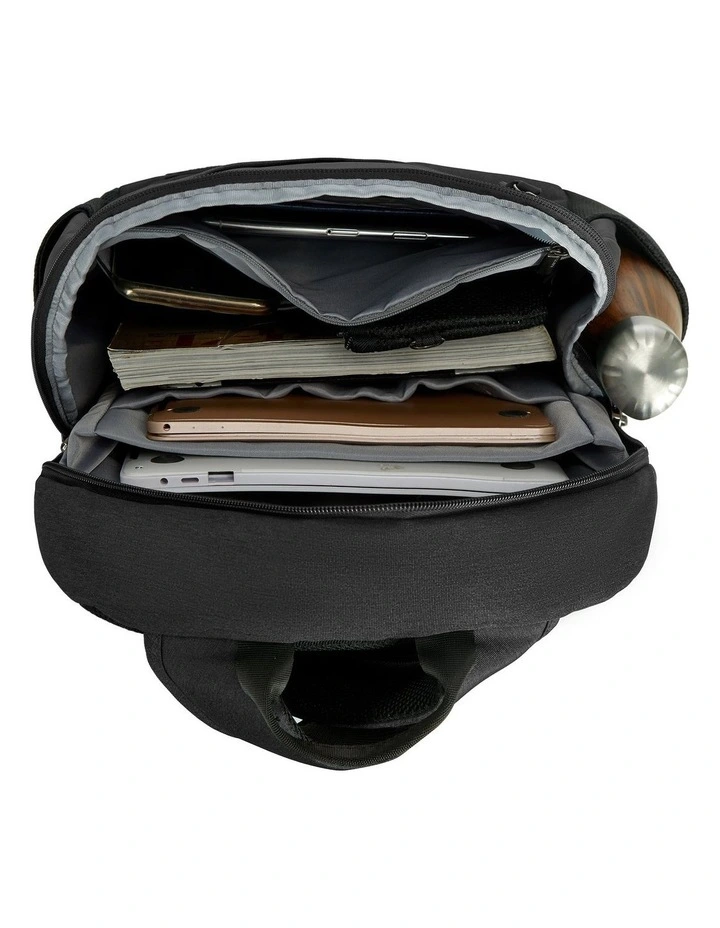 Metro Anti-Theft 15.6 Laptop & Tablet Backpack in Black image 4