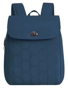 Runways Anti-Theft Compact Backpack in Ocean