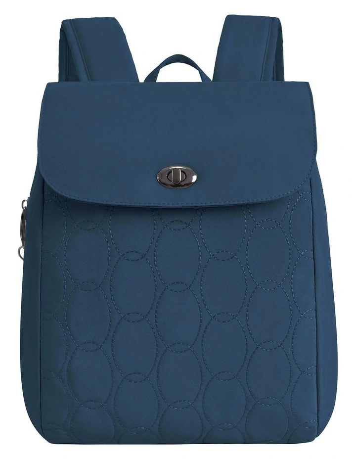 Runways Anti-Theft Compact Backpack in Ocean image 1