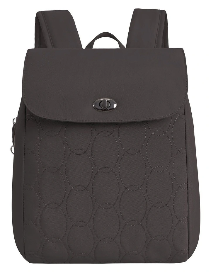 Runways Anti-Theft Compact Backpack in Smoke image 1