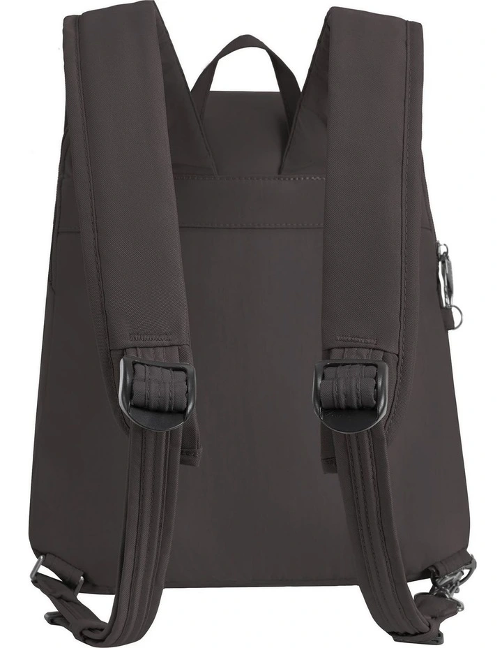 Runways Anti-Theft Compact Backpack in Smoke image 2