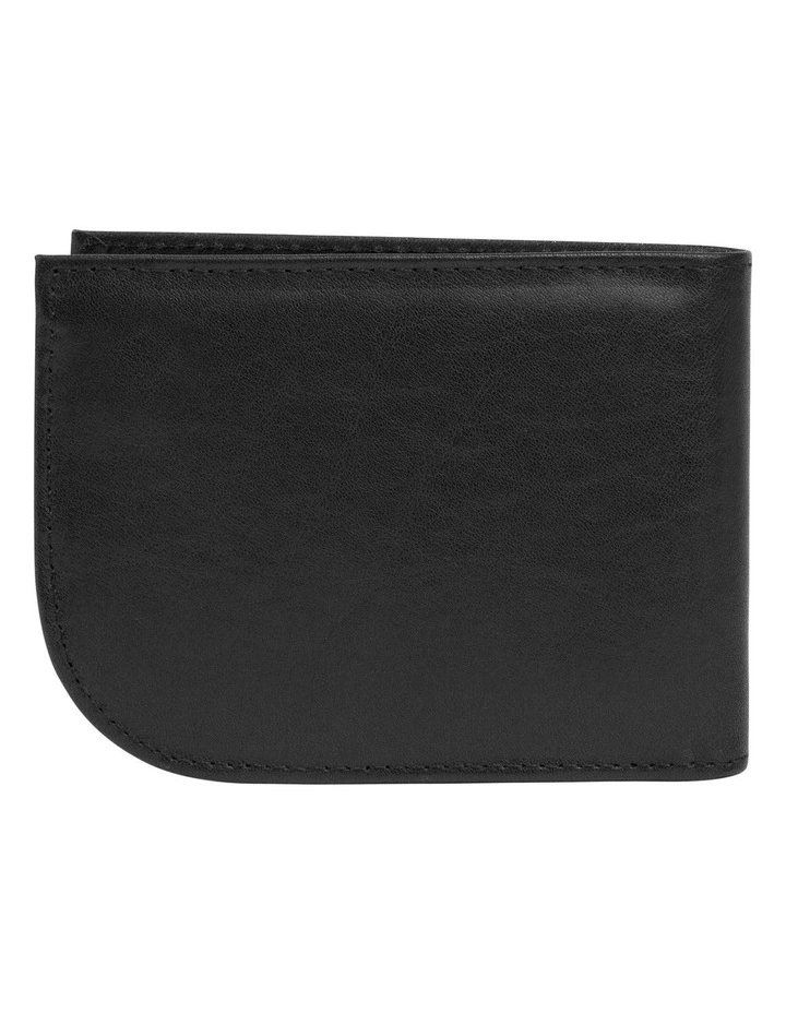 RFID Blocking Front Pocket Leather Wallet in Black image 2