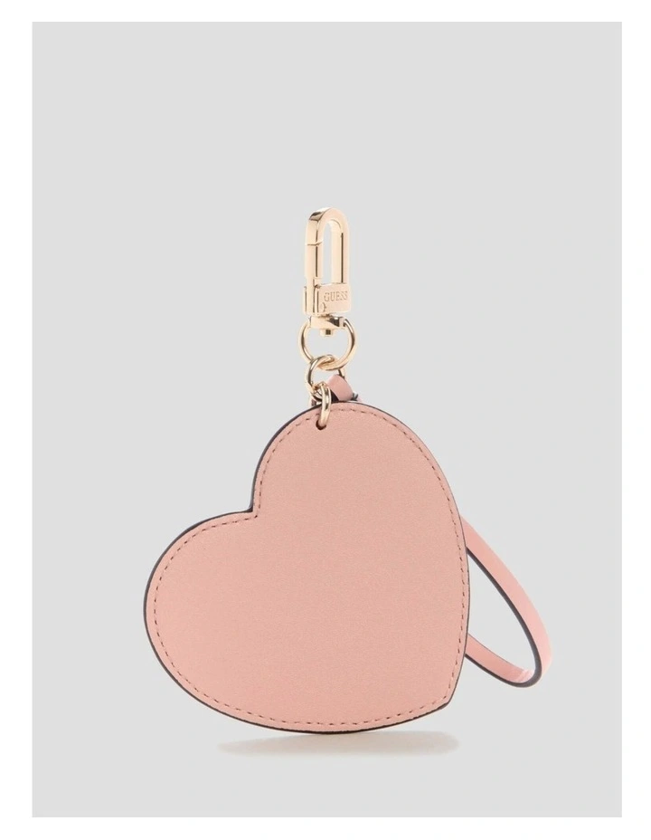 Heart Keychain in Pink Lotus image 2