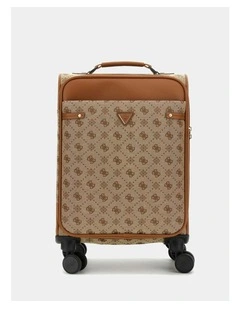 Neda 4G Peony Luggage in Brown Logo