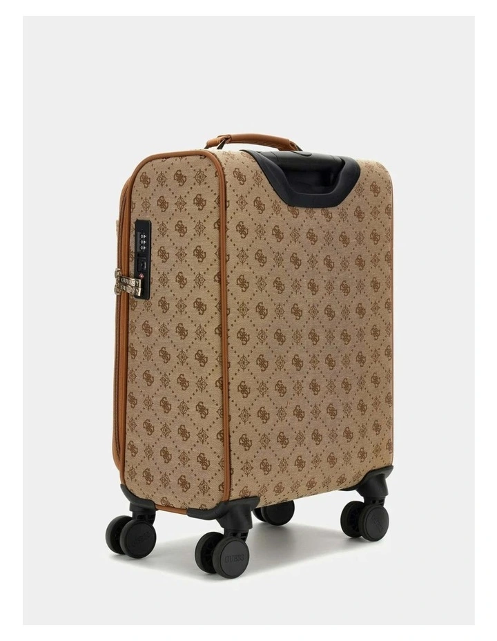Neda 4G Peony Luggage in Brown Logo image 2