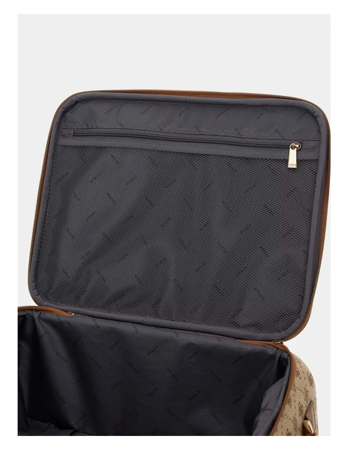 Neda 4G Peony Luggage in Brown Logo image 4