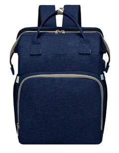 Multifunctional Backpack With Mosquito Net and Insulated Pockets in Blue
