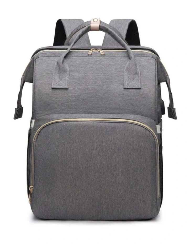 Multifunctional Backpack With Mosquito Net And Insulated Pockets in Gray image 1