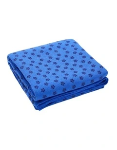 Breathable Yoga Mat With Wesh Storage Bag in Blue