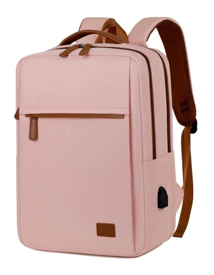 Waterproof Business Backpack in Pink image 1