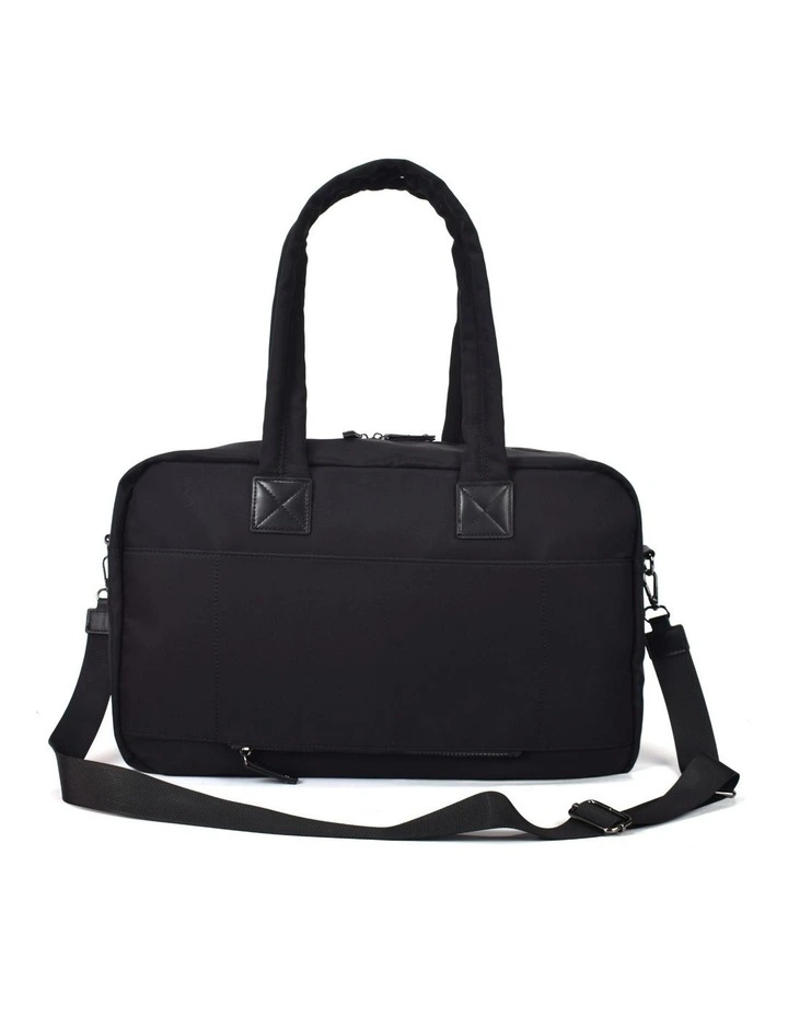 Metro Large Travel Split Tote Bag - Black Nylon image 3
