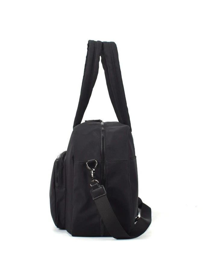 Metro Large Travel Split Tote Bag - Black Nylon image 4