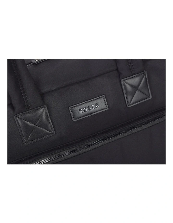 Metro Large Travel Split Tote Bag - Black Nylon image 5