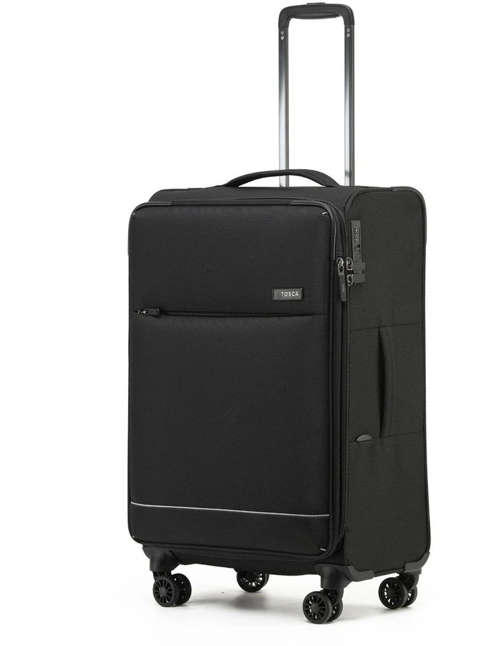 So Lite Soft Suitcase 3 Piece Set in Black image 4