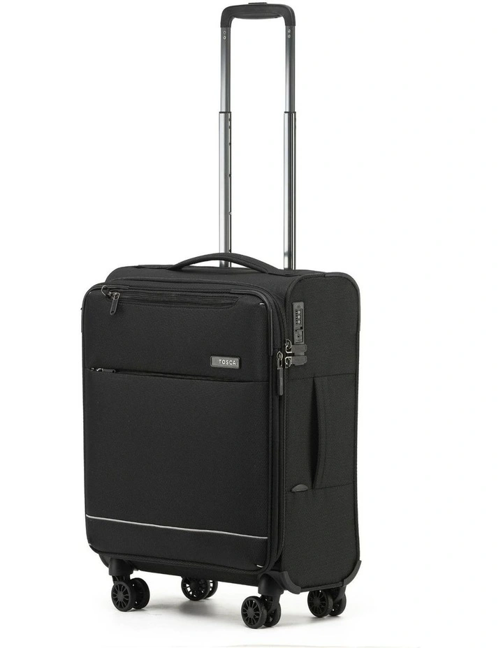 So Lite Soft Suitcase 3 Piece Set in Black image 5