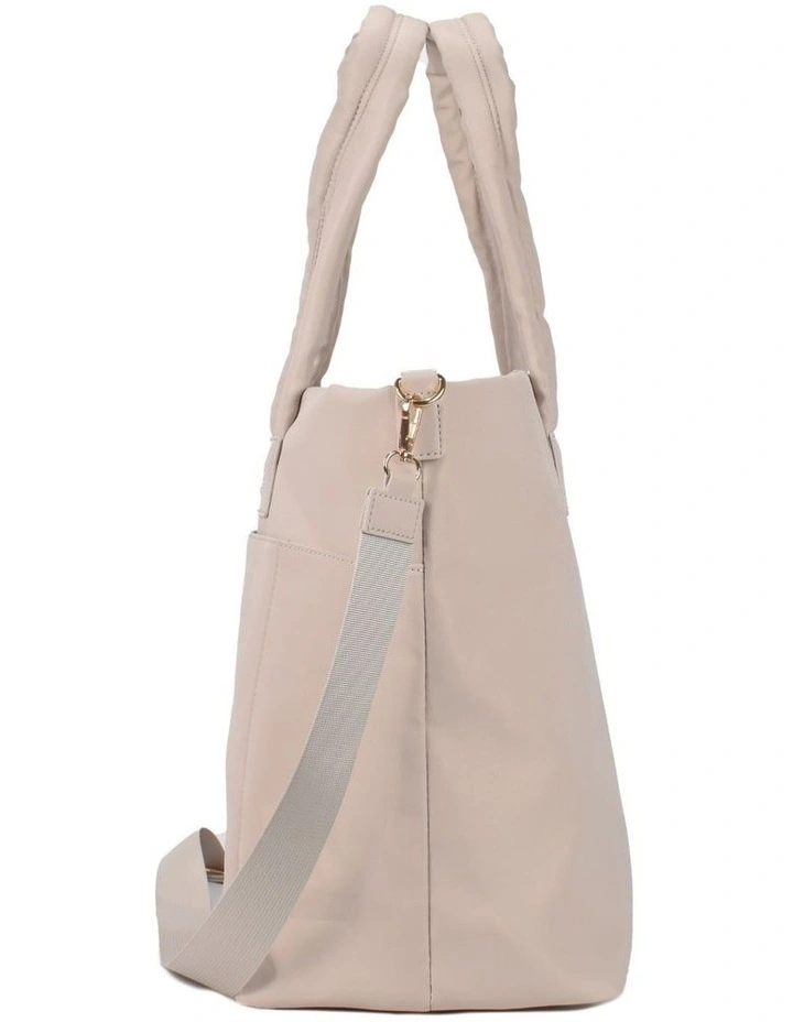 Metro Large Travel Tote Bag - Stone Nylon image 4
