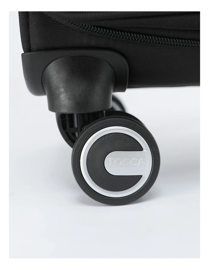 Grange 80cm Large Soft Suitcase in Black image 5