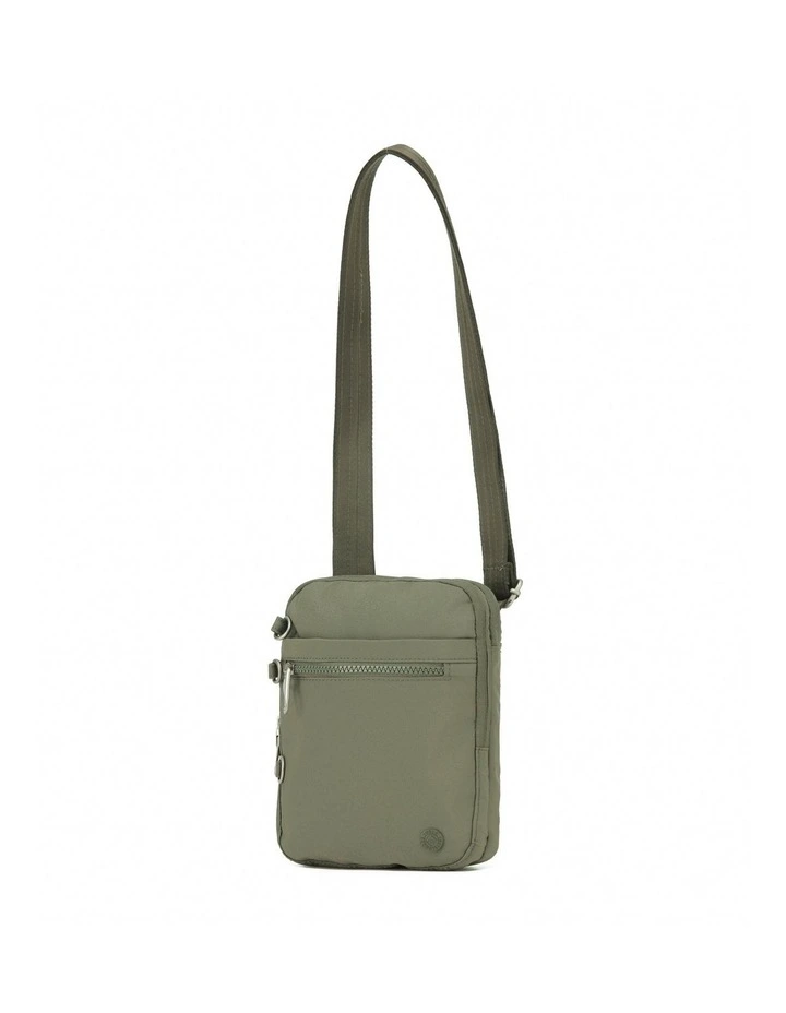 Anti-Theft Cross Body Shoulder Bag - Khaki image 1