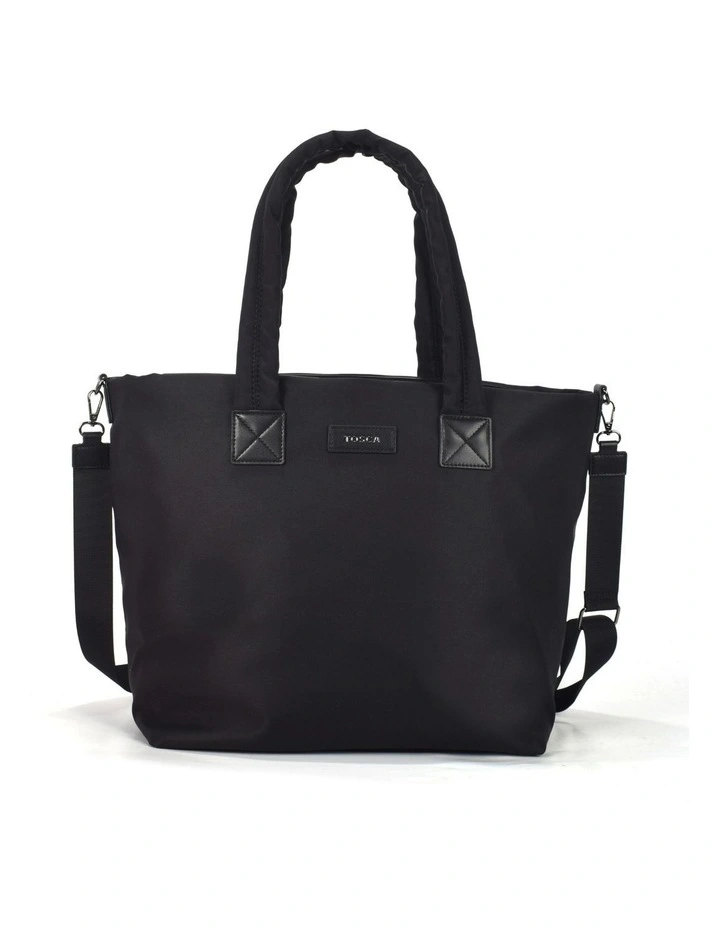 Metro Large Travel Tote Bag - Black Nylon image 1
