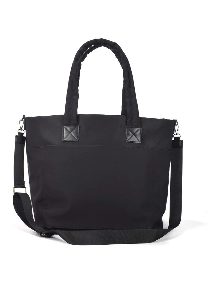 Metro Large Travel Tote Bag - Black Nylon image 4