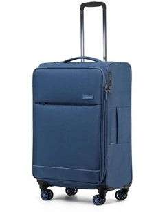 So Lite 67cm Medium Soft Suitcase in Blue