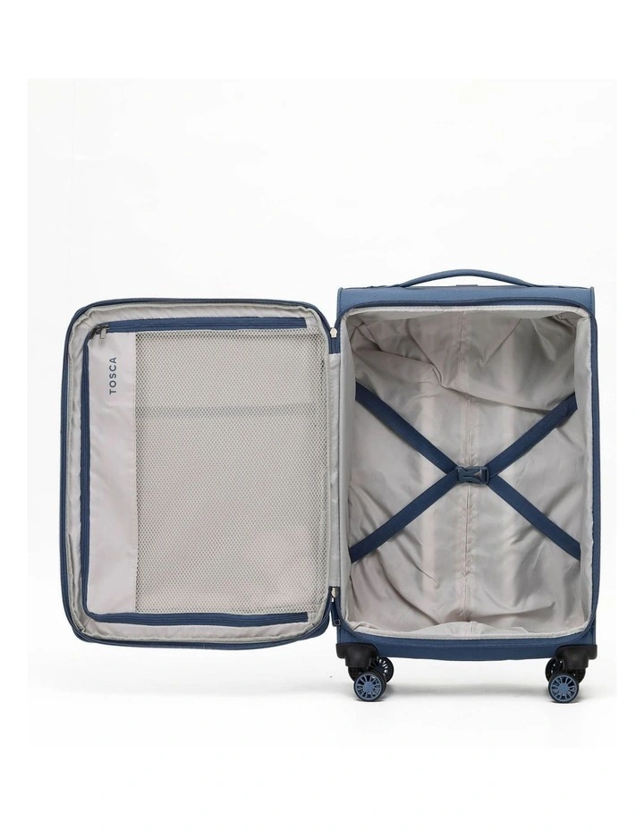 So Lite 67cm Medium Soft Suitcase in Blue image 2