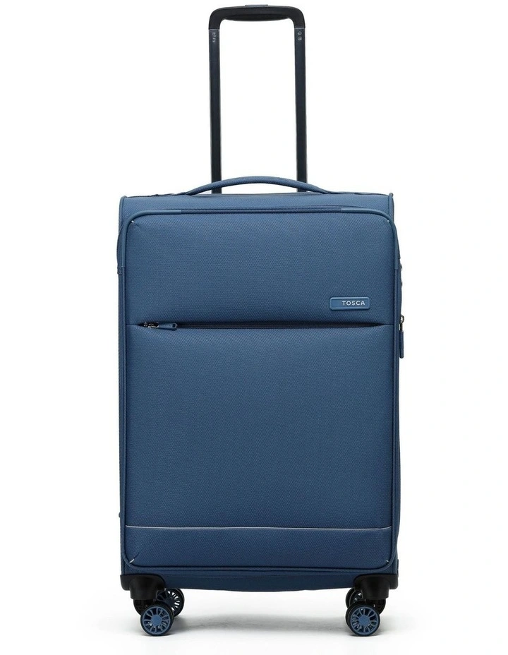So Lite 67cm Medium Soft Suitcase in Blue image 3
