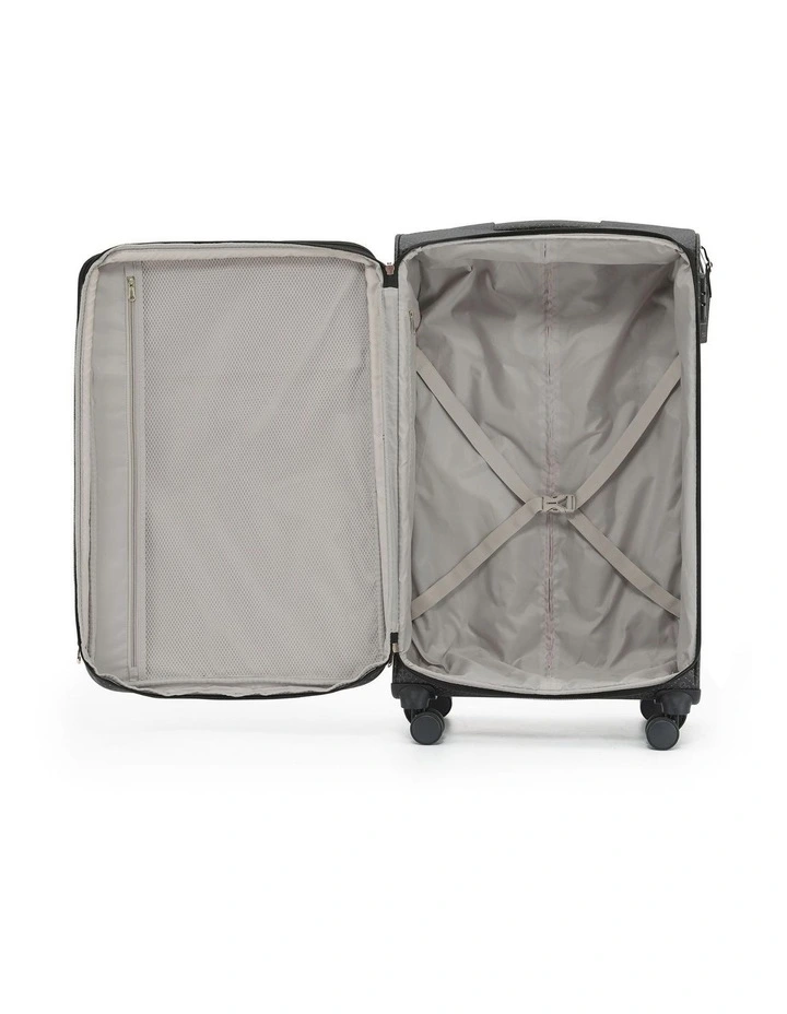 Willow PU Suitcase 3 Piece Set in Caviar image 2