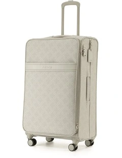 Willow 77cm Large PU Case in Vanilla