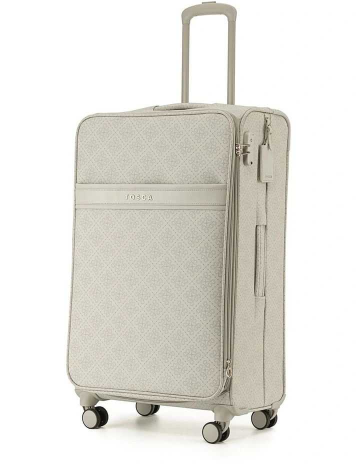 Willow 77cm Large PU Case in Vanilla image 1