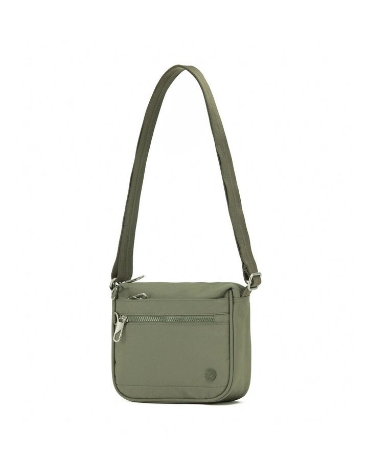 Anti-Theft Cross Body Shoulder Bag - Khaki image 1